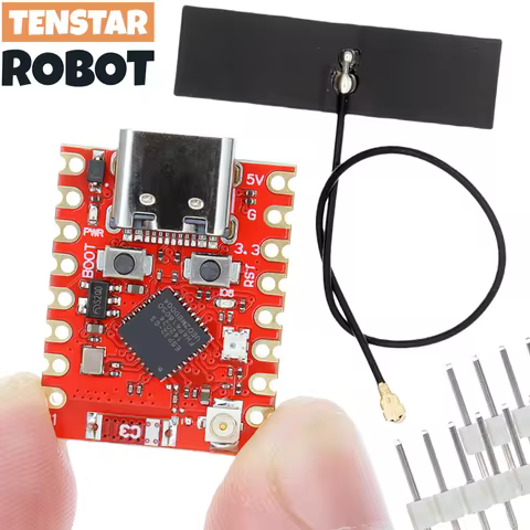 TENSTAR ESP32-C3 SuperMini Plus Development Board WiFi Bluetooth ESP32 C3 Super mini V2.0 Rood bord